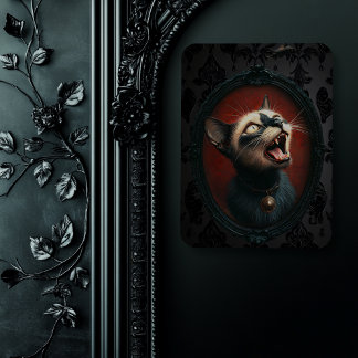 Mad Cat Flexible Photo Magnet