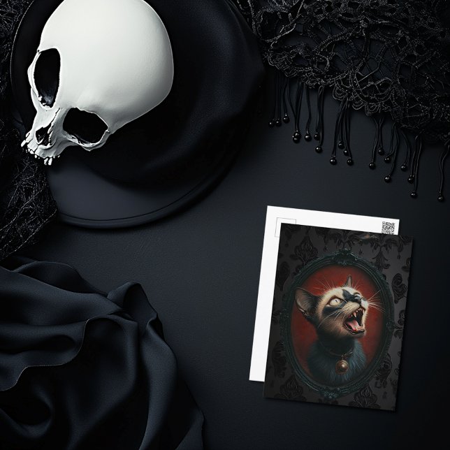 Mad Cat Holiday Postcard (Creator Uploaded)