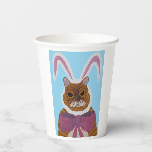 Mad Cat Paper Cups (Back)
