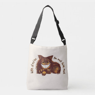 Mad Cat Rap by Aleta Crossbody Bag