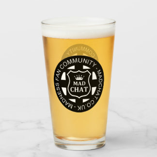 Mad Chat Beer Glass