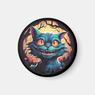 Mad Cheshire Cat Alice in Wonderland  Magnet