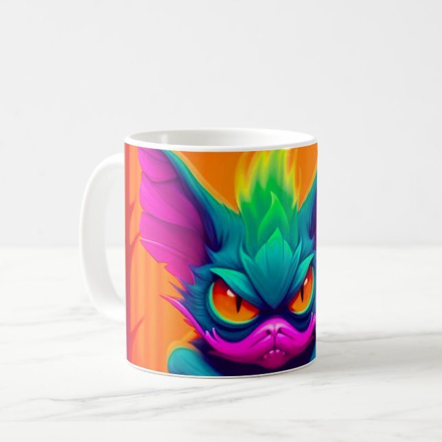 Mad Creature Coffee Mug (Front Left)