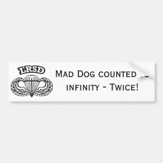 Mad Dog Bumper Sticker 3