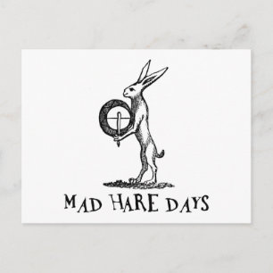 Mad Hare Days Postcard