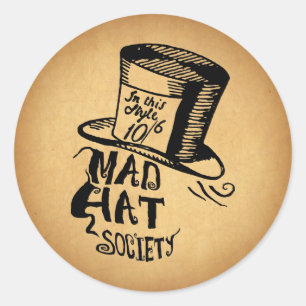 Mad Hat Society Classic Round Sticker