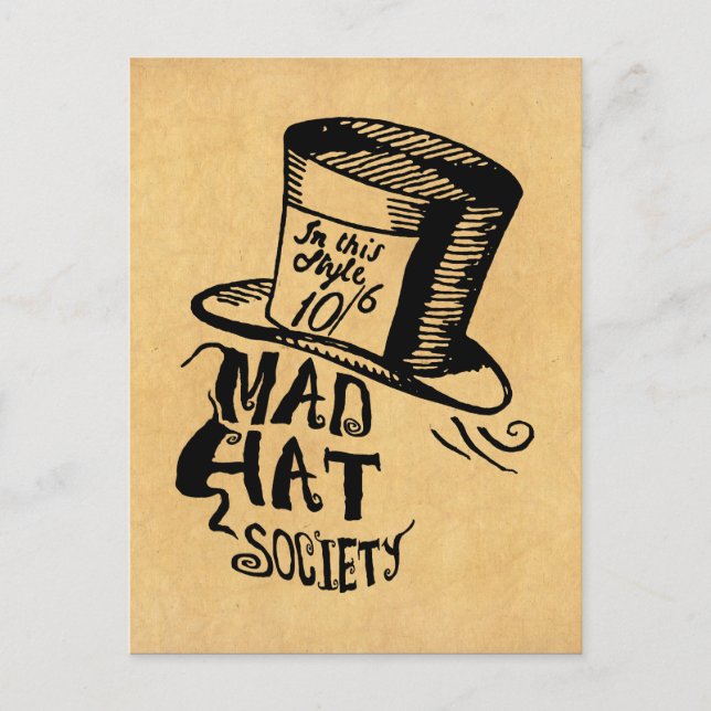 Mad Hat Society Postcard (Front)