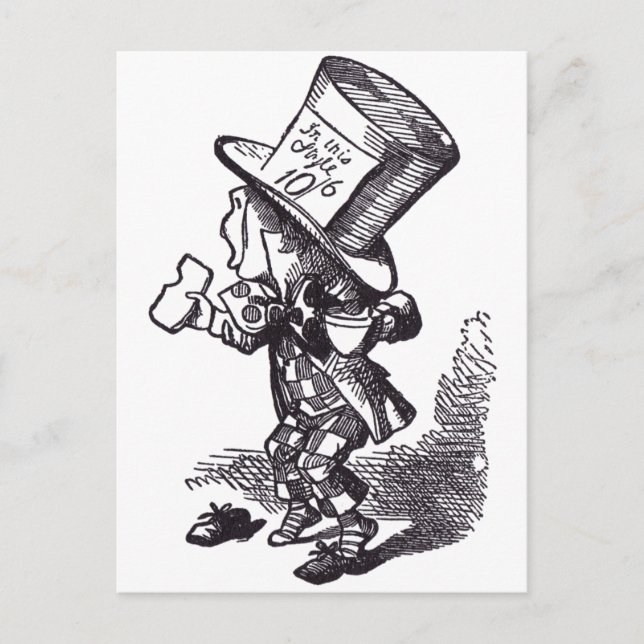 Mad Hatter 2 Postcard (Front)