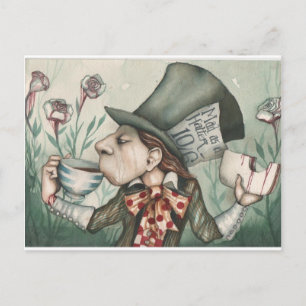 mad hatter 2 postcard