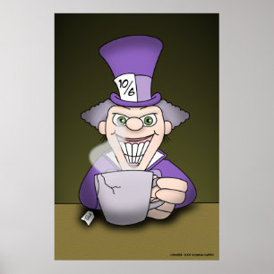 Mad Hatter 52x78 Poster