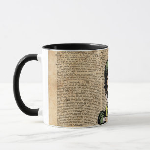Mad Hatter,Alice In Wonderland,Quote Vintage Art Mug