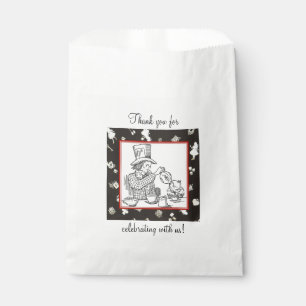 Mad Hatter and Dormouse Favour Bag