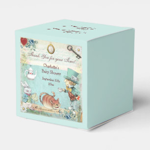 Mad Hatter Baby Shower Thank You Favour Box