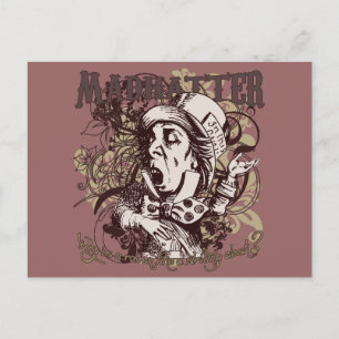 Mad Hatter Carnivale Style Postcard