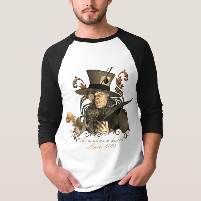 Mad Hatter (customise the date!) T-Shirt (Front)
