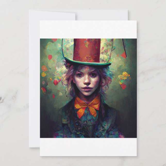 mad hatter invitation (Front)