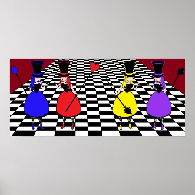 Mad Hatter Ladies-in-Waiting Poster (Front)