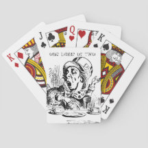 Mad Hatter Playing Cards