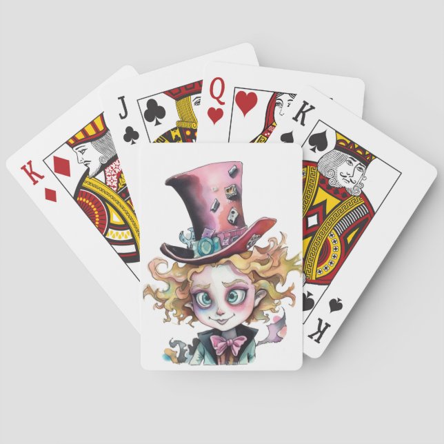 Mad Hatter Playing Cards (Back)