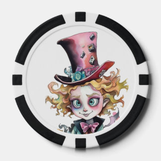 Mad Hatter Poker Chips