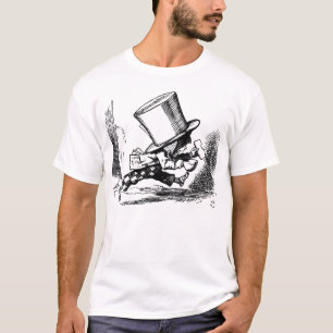 Mad Hatter Running from Alice in Wonderland T-Shirt