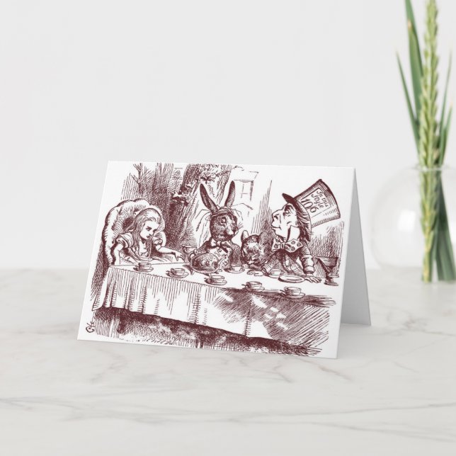 Mad Hatter Shower Invitation (Front)