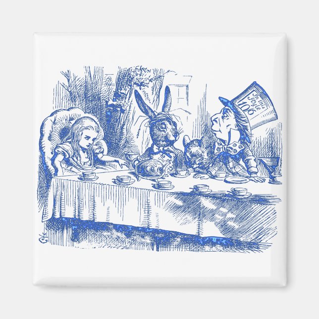 Mad Hatter Tea Party Magnet (Front)