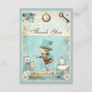 Mad Hatter Wonderland Wedding Thank You