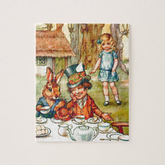 Mad Hatter's Tea Party  - Alice in Wonderland Jigsaw Puzzle