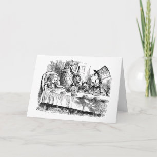 Mad Hatter's Tea Party Card