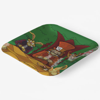 Mad Hatter's Tea Party Paper Plate