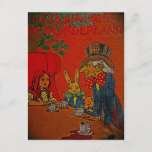 Mad Hatter's Tea Party Postcard