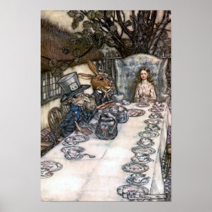 Mad Hatter's Tea Party Poster