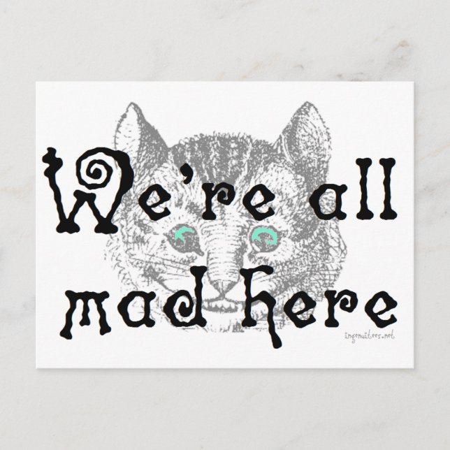 Mad here postcard (Front)