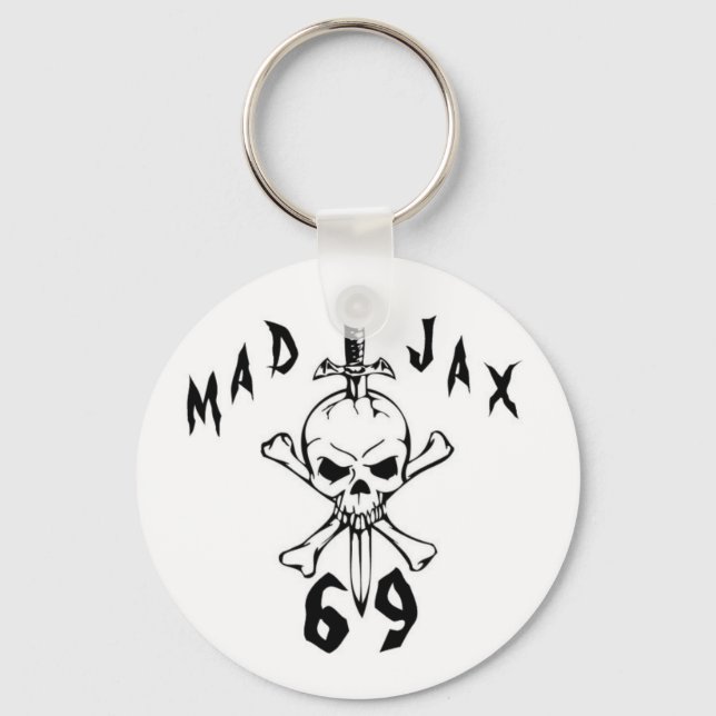 Mad Jax 69 Skull Key Ring (Front)