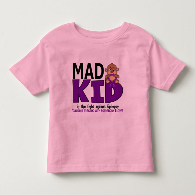 Mad Kid Epilepsy Toddler T-Shirt (Front)
