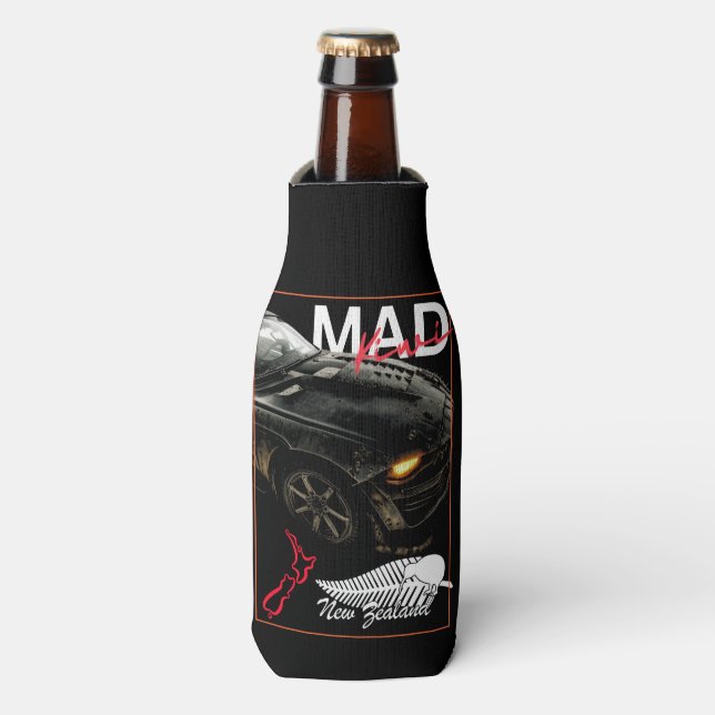 Mad Kiwi Mustang Stubbie Holder Bottle Cooler (Bottle Front)