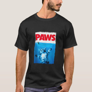 MAD LABS TEES Paws Cat and Mouse Top Cute Funny Ca