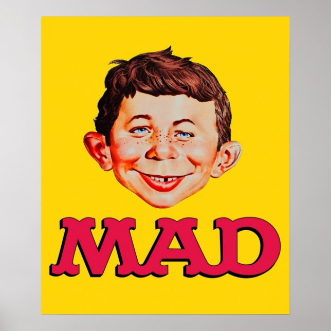 Mad Magazine Shirt Sticker Mask Poster (Front)