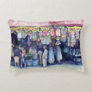 Mad Man on Market and Main, Singapore Decorative Cushion