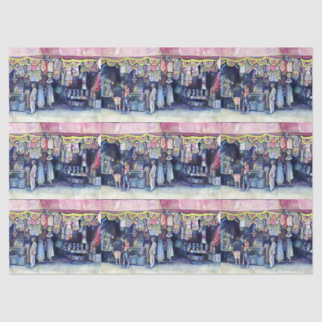 Mad Man on Market and Main, Singapore Tissue Paper (Front)