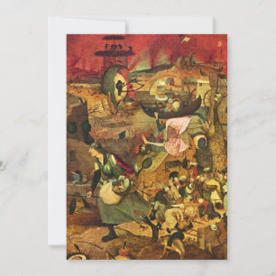 Mad Meg By Hieronymus Bosch Invitation