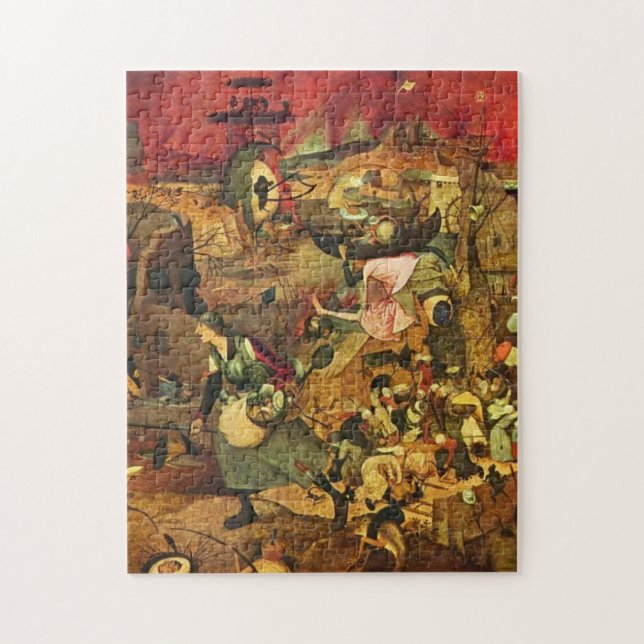 Mad Meg By Hieronymus Bosch Jigsaw Puzzle (Vertical)