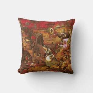 Mad Meg (Dull Gret), Pieter Bruegel Cushion