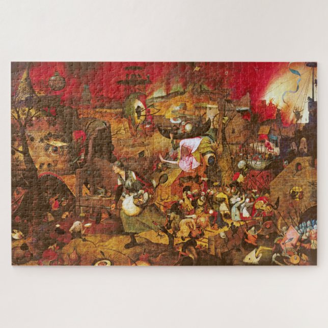 Mad Meg (Dull Gret), Pieter Bruegel Jigsaw Puzzle (Horizontal)