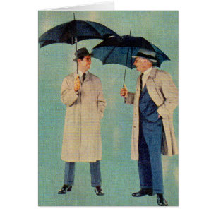 Mad Men era umbrella men
