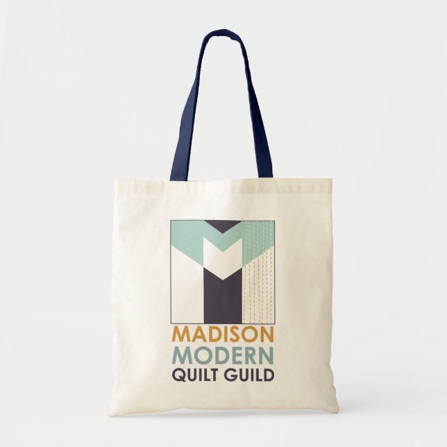 Mad Mod Quilt Guild Tote (Front)