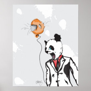 Mad Panda 16in x 20in Poster
