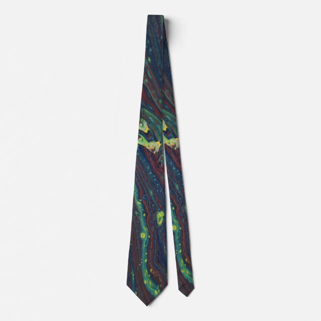 Mad Passion 1 Wild Lines and Stripes Abstract Tie (Front)