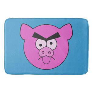Mad Pig  bath mats
